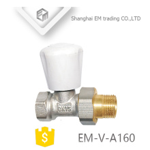 EM-V-A160 proveedor de porcelana latón 1/2 &quot;válvula de ángulo del regulador de temperatura del radiador DN15